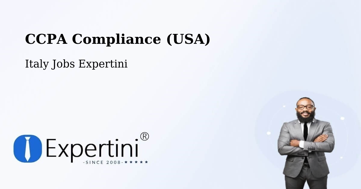CCPA Privacy Rights & Compliance Notice – Savelli - Italy Jobs Expertini