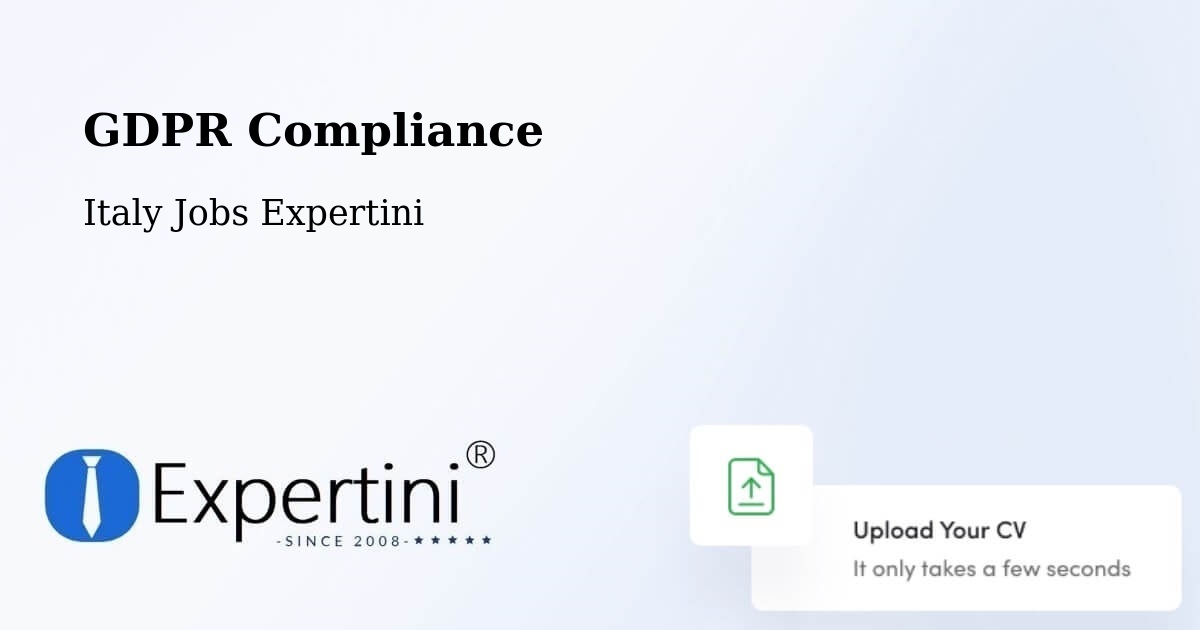 EU GDPR Compliance Statement – Savelli - Italy Jobs Expertini