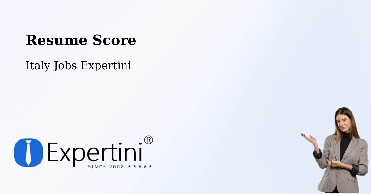 Resume Score & Job Description Match Tool – Savelli - Italy Jobs Expertini